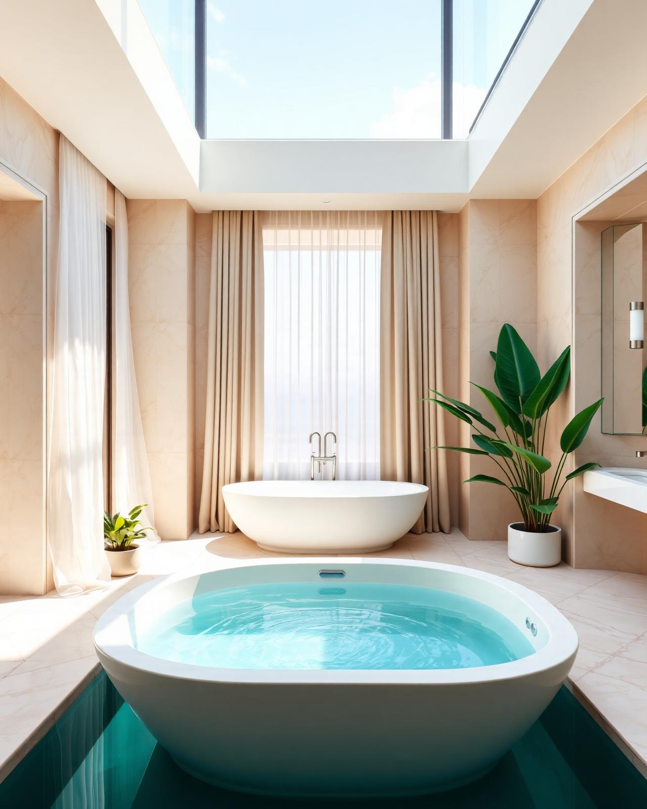 Luxury jacuzzi suite by CBOX Homes